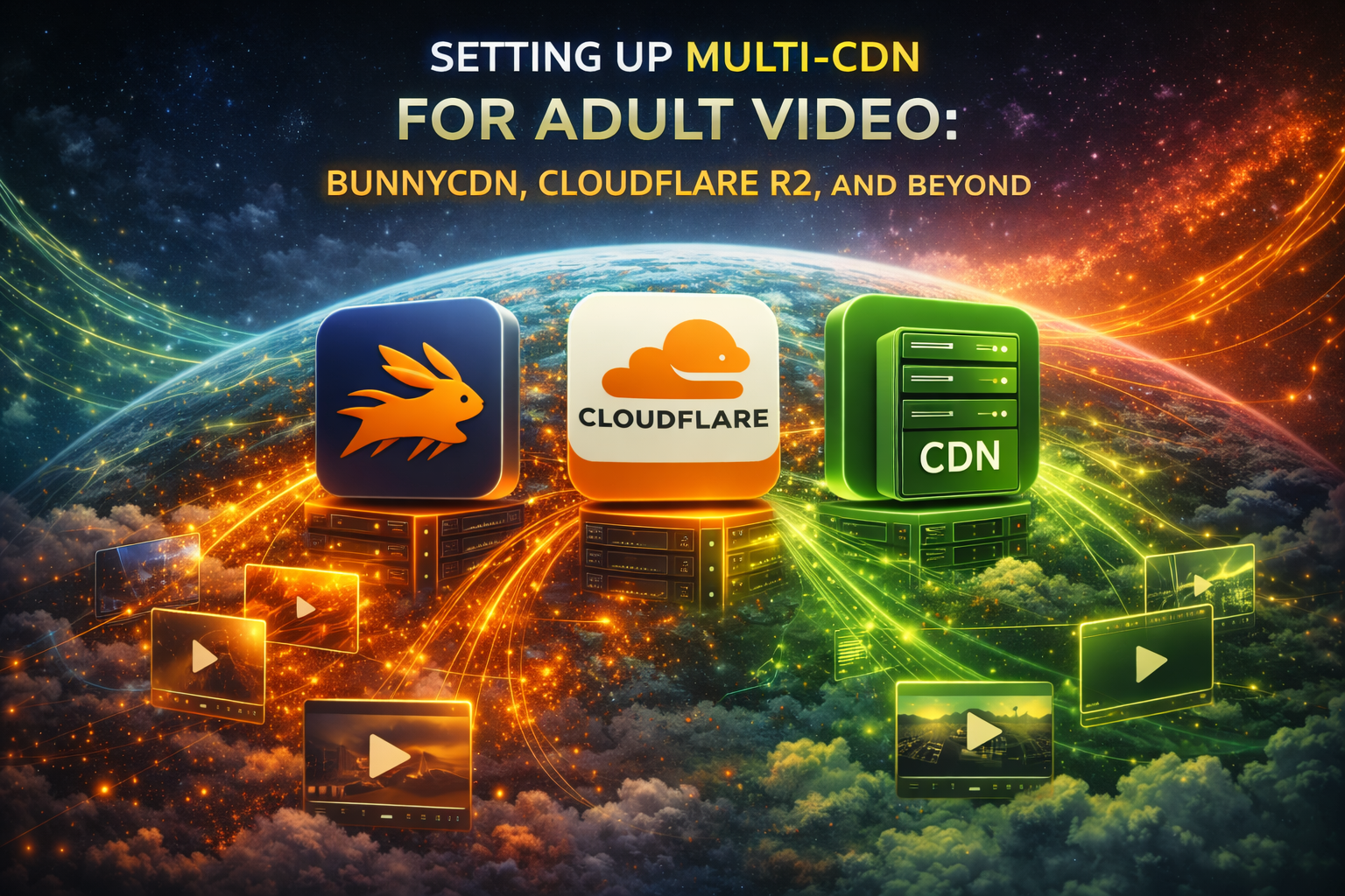 Setting Up Multi-CDN for Adult Video: BunnyCDN, Cloudflare R2, and Beyond