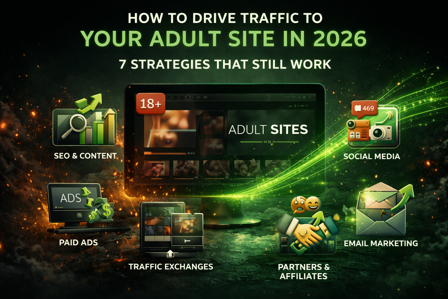 How to Drive Traffic to Your Adult Site in 2026: 7 Strategies That Still Work