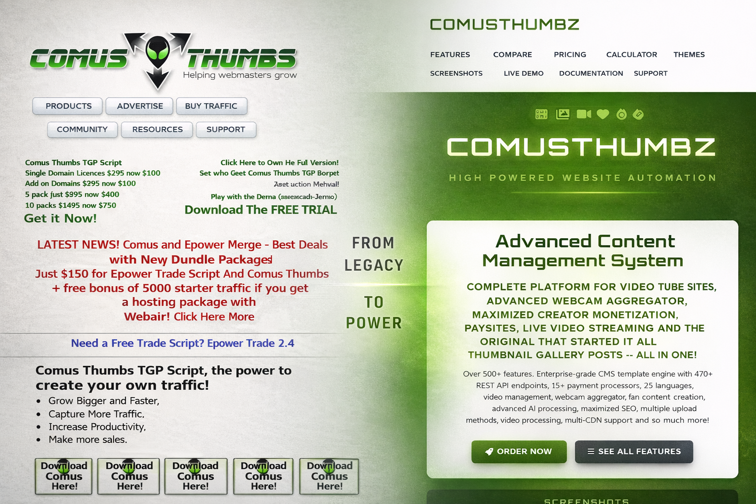 ComusThumbs is Back: Relaunching the Site After 16 Years