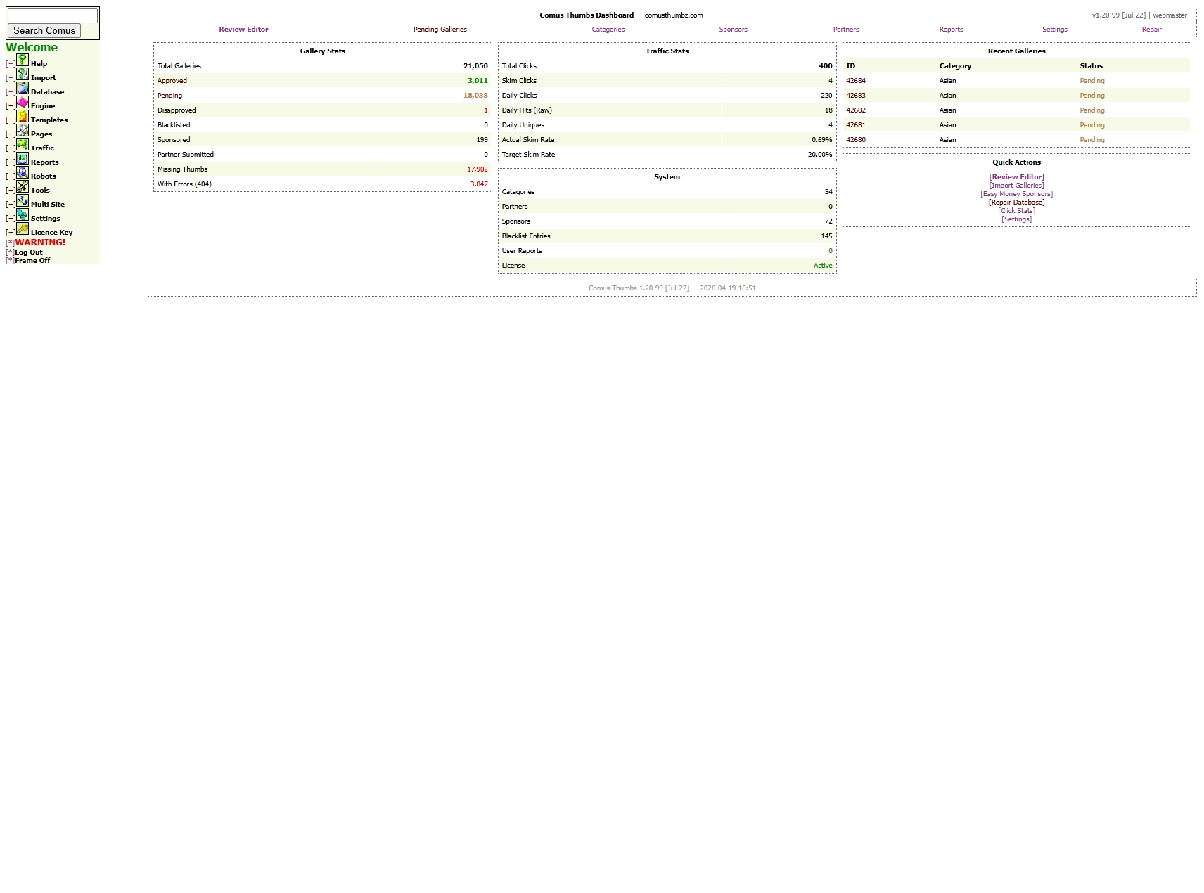 ComusThumbz Original Main