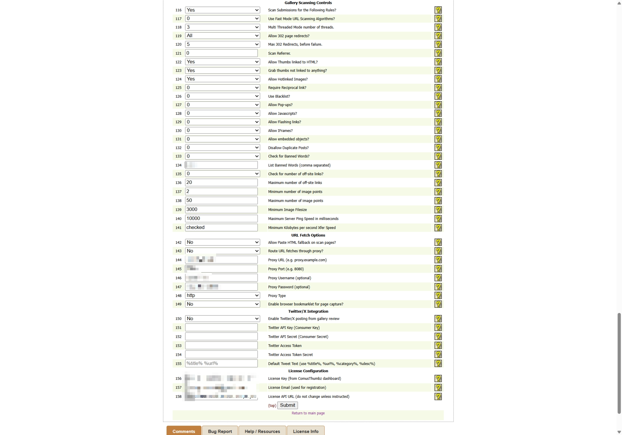 ComusThumbz Original Settings