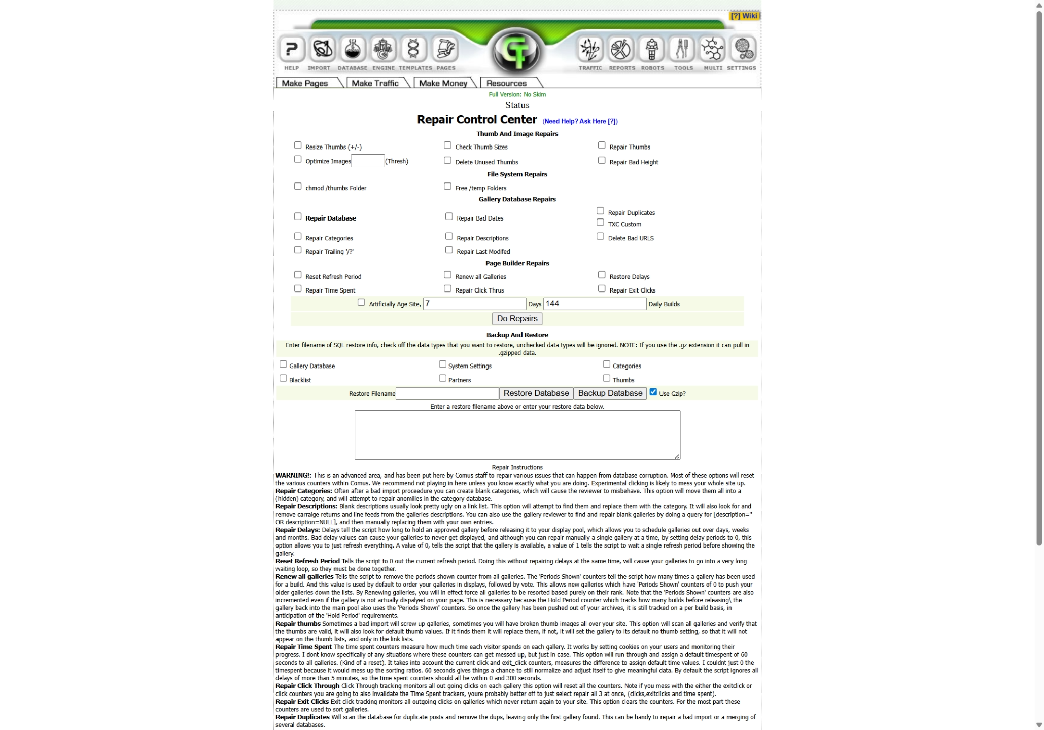 ComusThumbz Original Repair Center