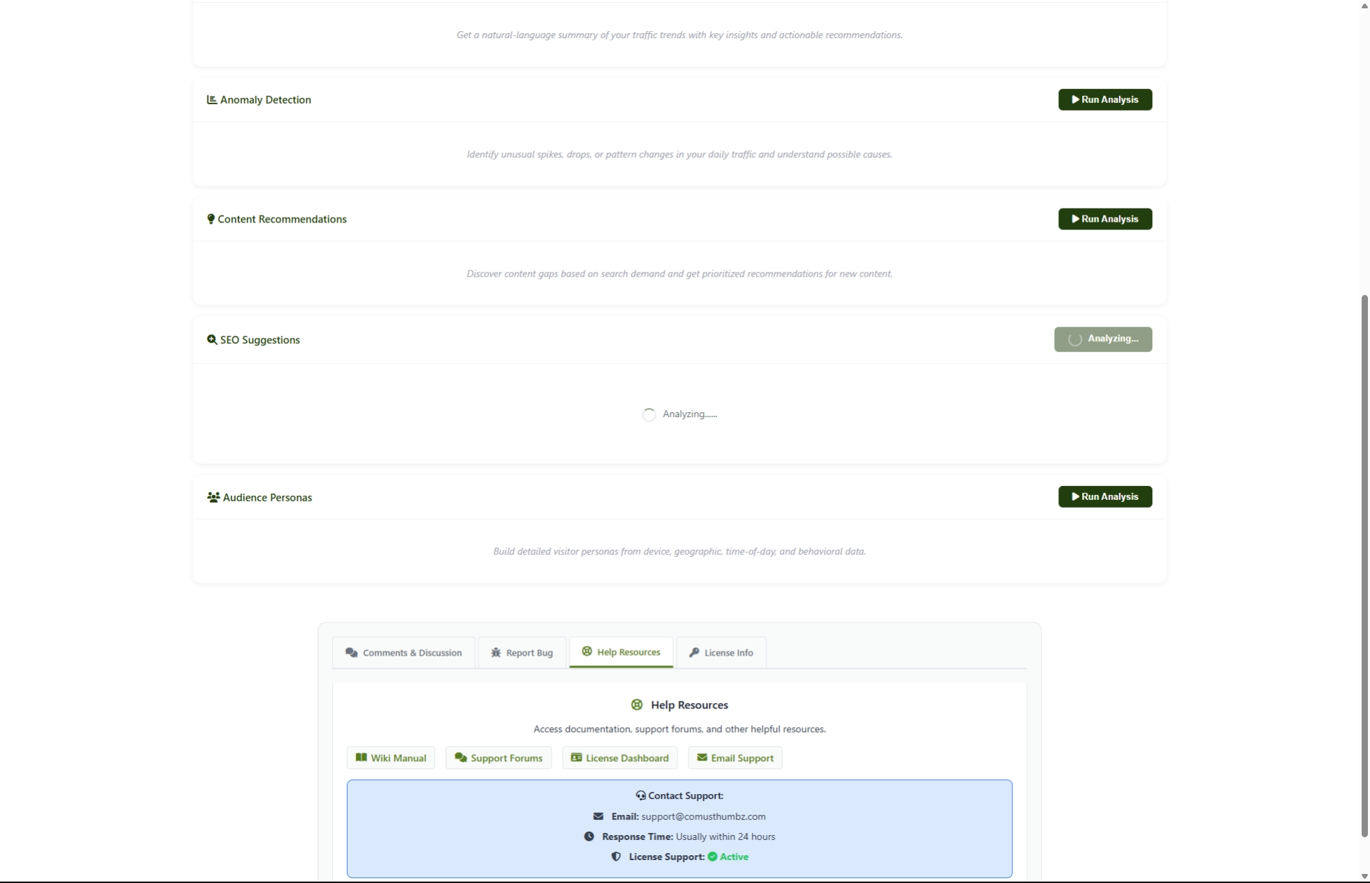 AI Review of Inbound Traffic Stats