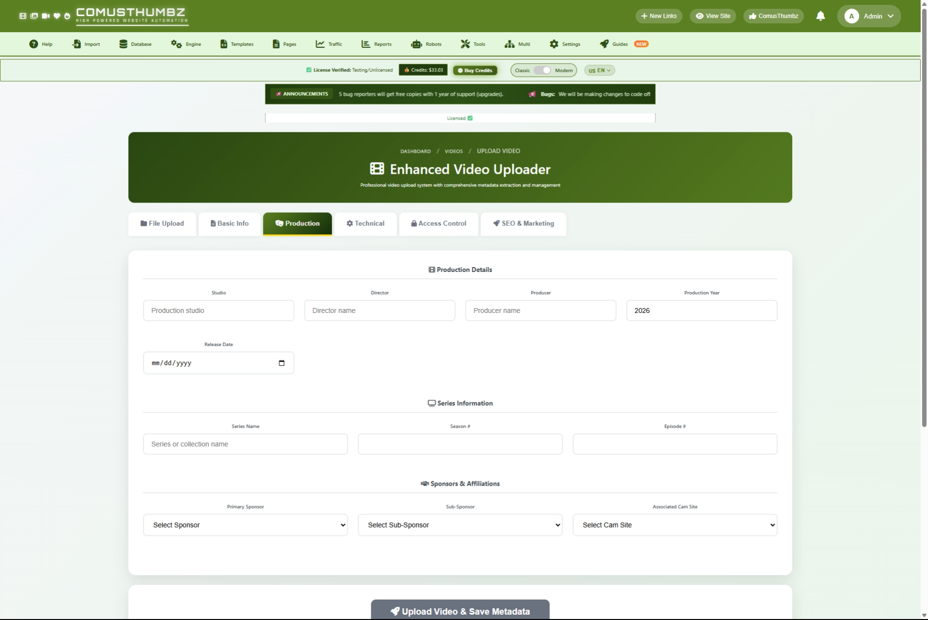 Single Video Upload 3